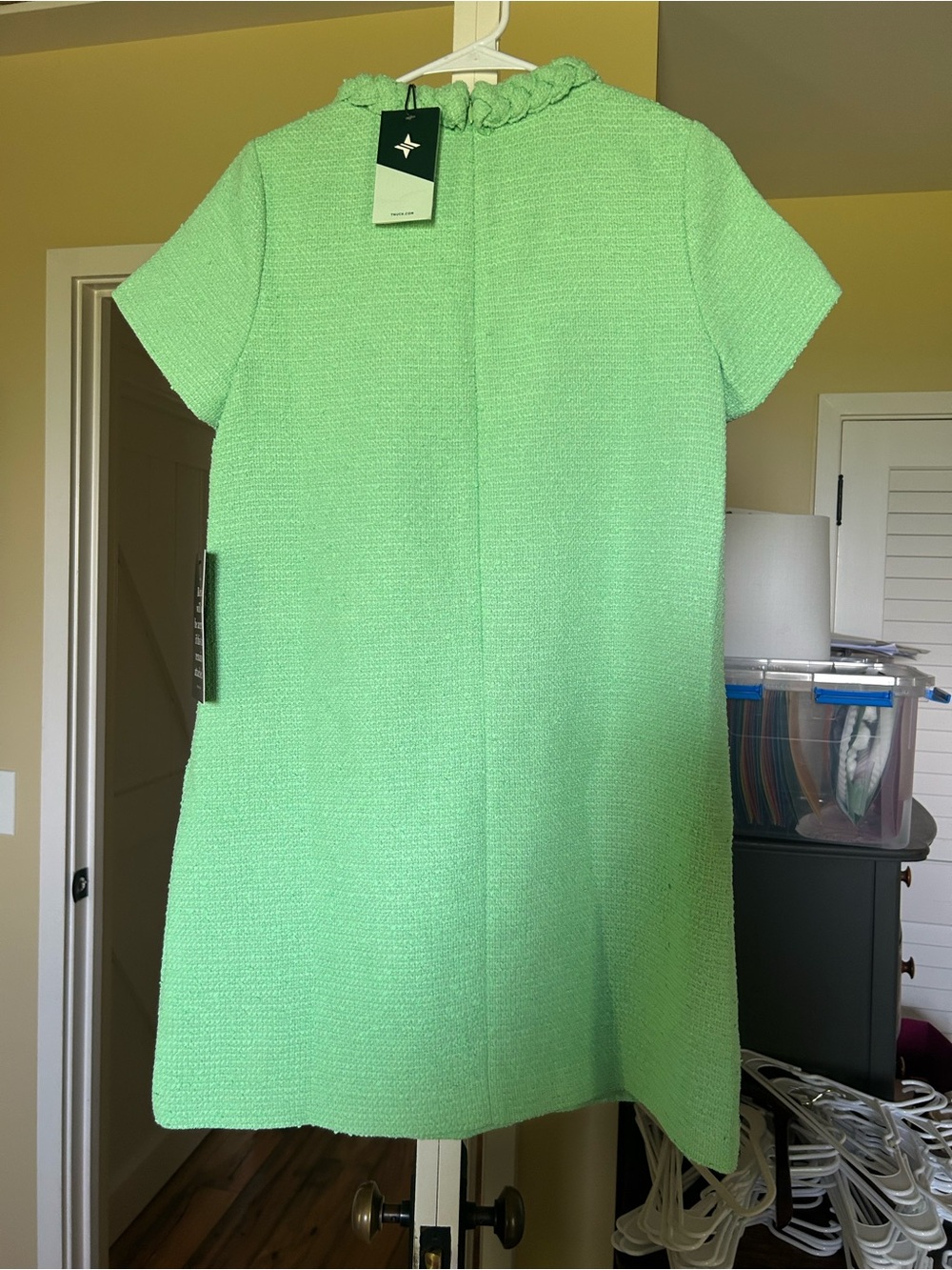 Tuckernuck Mint Green Braided-Trim A-Line Dress - Picture 2 of 2